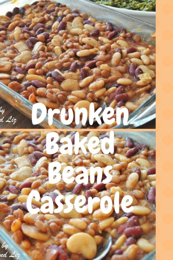 Drunken Baked Beans Casserole by 2sistersrecipes.com 