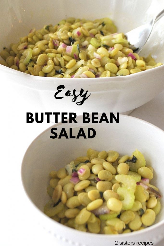 Easy Butter Bean Salad by 2sistersrecipes.com