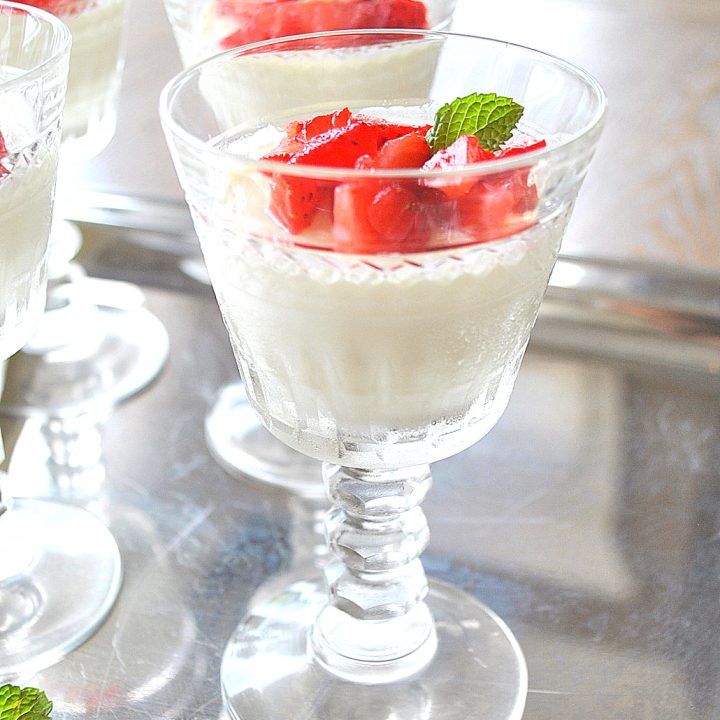 Classic Panna Cotta by 2sistersrecipes.com
