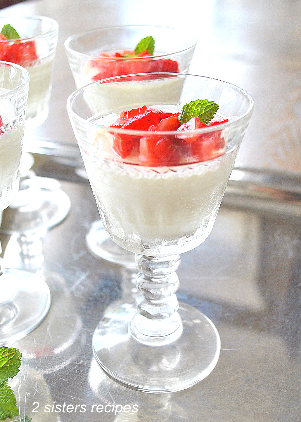 Classic Panna Cotta by 2sistersrecipes.com