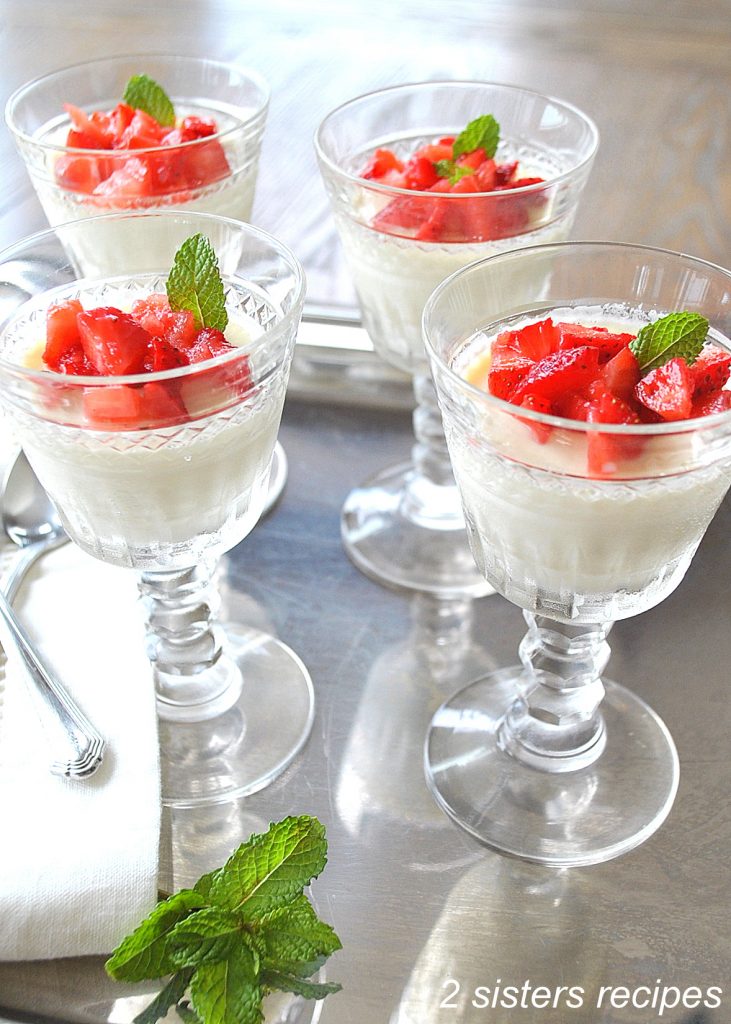 Classic Panna Cotta by 2sistersrecipes.com 