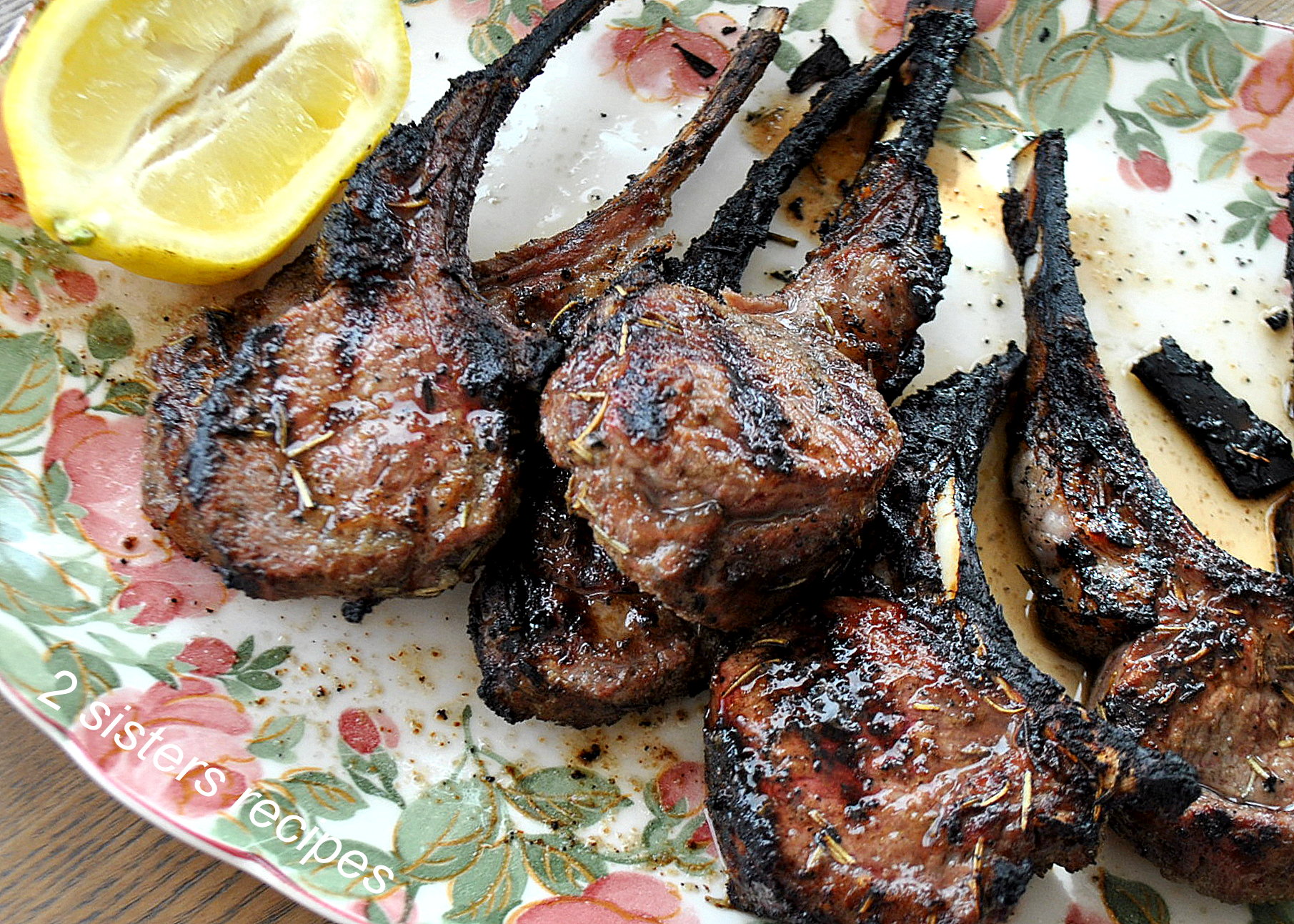 Lamb Chops Grilled to Perfection by 2sistersrecipes.com