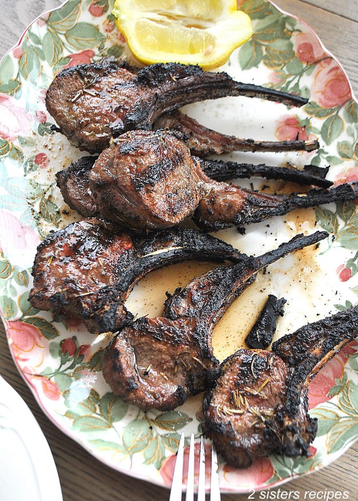 Lamb Chops Grilled to Perfection! by 2sistersrecipes.com 