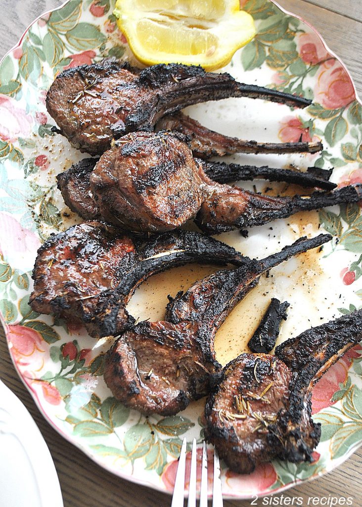 Lamb Chops Grilled to Perfection by 2sistersrecipes.com 