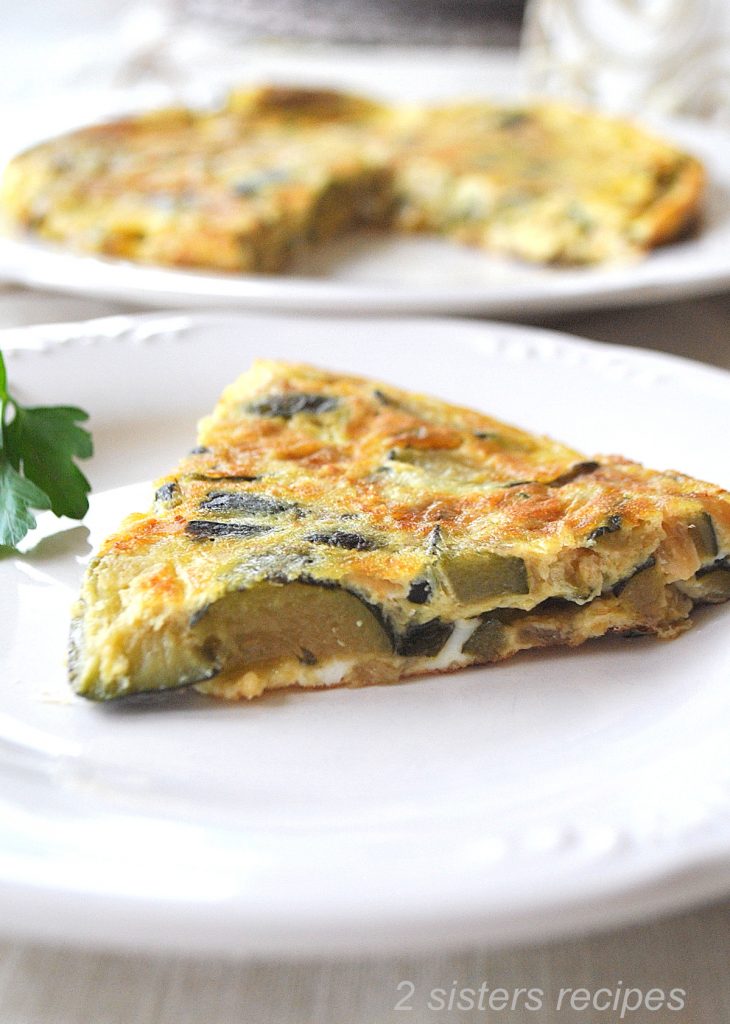 Mom's Best Zucchini Omelet by 2sistersrecipes.com 