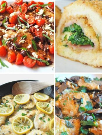6 Easy Weeknight Chicken Cutlet Dinners by 2sistersrecipes.com