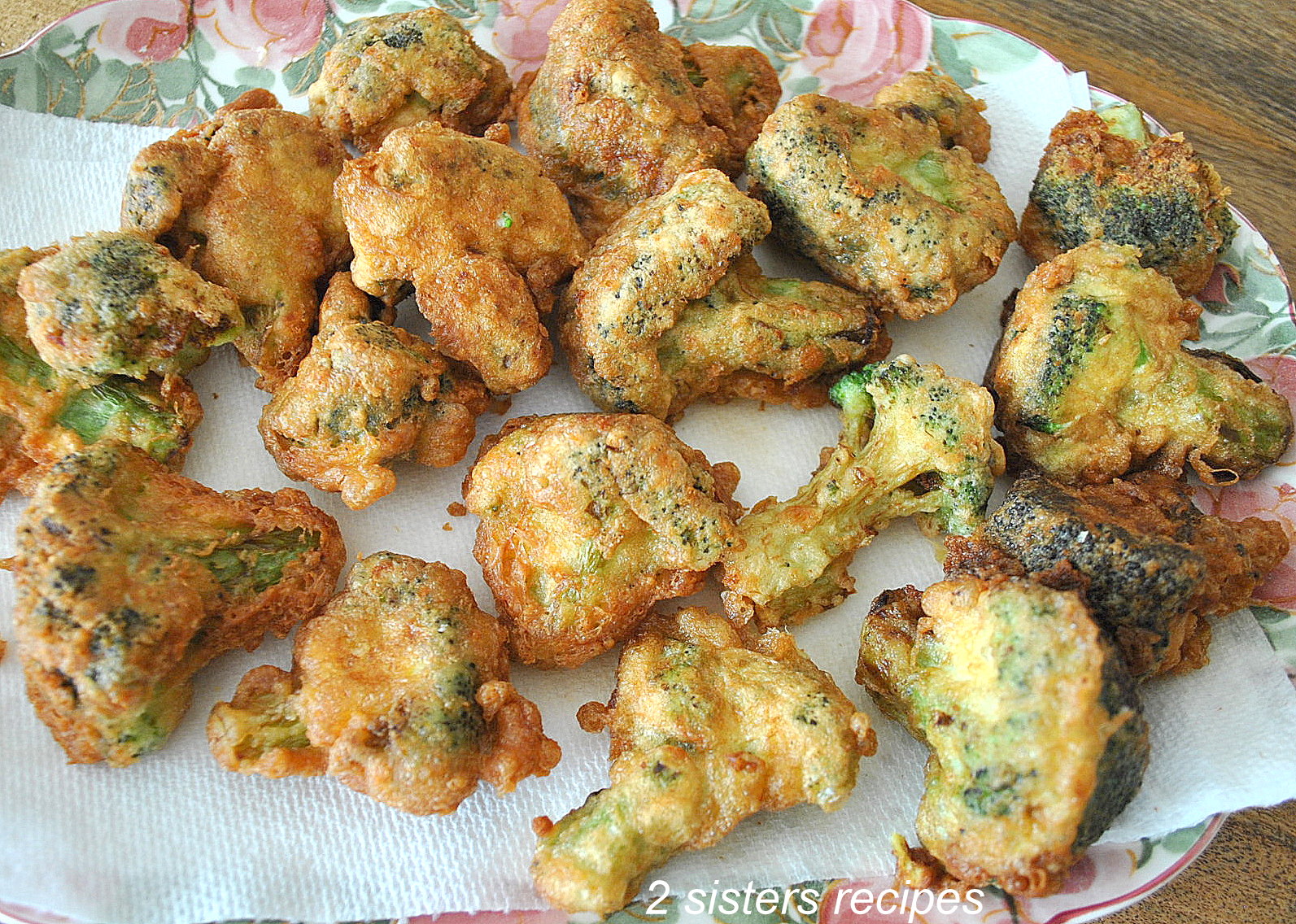 Fast & Easy Broccoli Fritters 2 Sisters Recipes by Anna and Liz