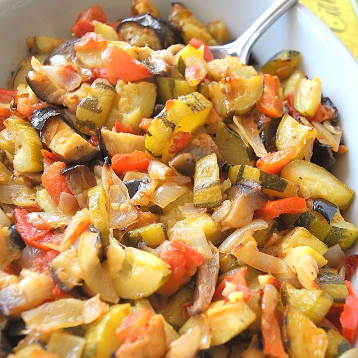 Baked Ratatouille by 2sistersrecipes.com