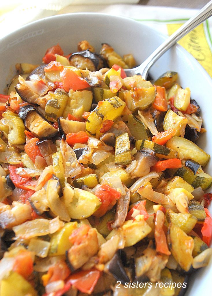 Baked Ratatouille by 2sistersrecipes.com 