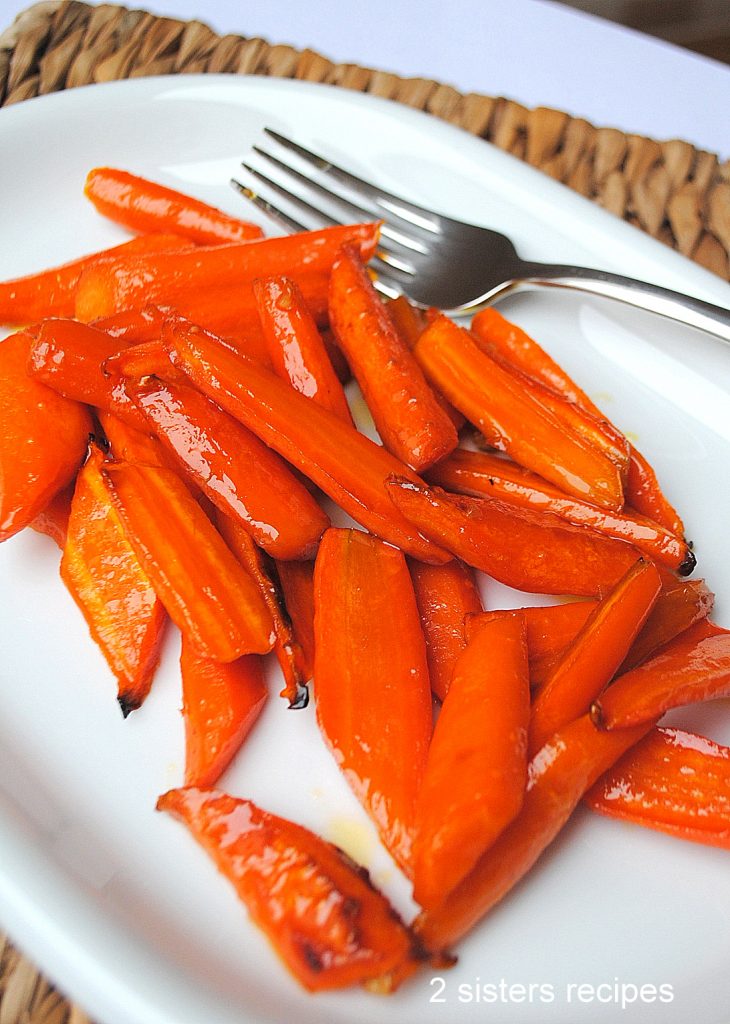 Maple Glazed Carrots by 2sistersrecipes.com