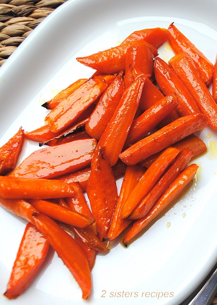 Maple Glazed Carrots by 2sistersrecipes.com 