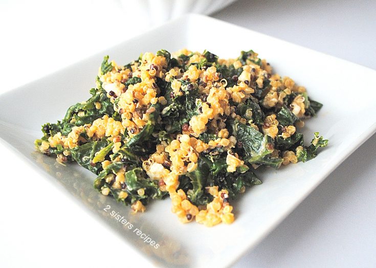 Kale and Quinoa Salad by 2sistersrecipes.com