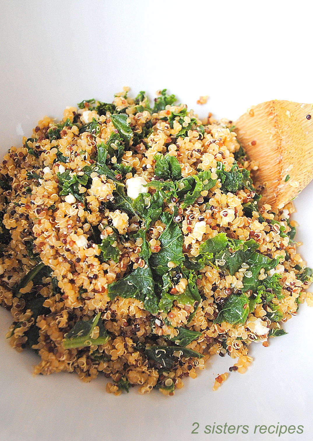 Easy Kale Quinoa Salad - 2 Sisters Recipes by Anna and Liz