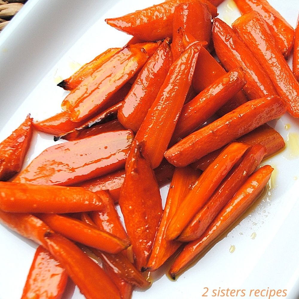Maple Glazed Carrots by 2sistersrecipes.com