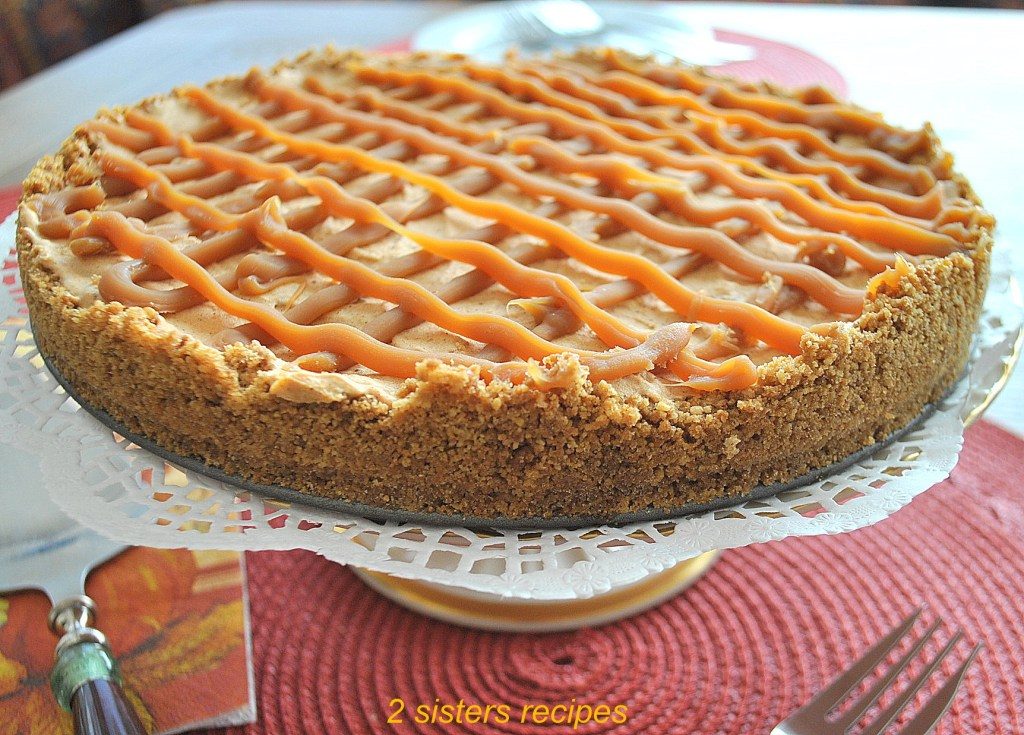 Pumpkin Spice Ice Cream Pie by 2sistersrecipes.com 