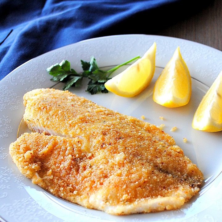 Baked Tilapia Oreganata by 2sistersrecipes.com