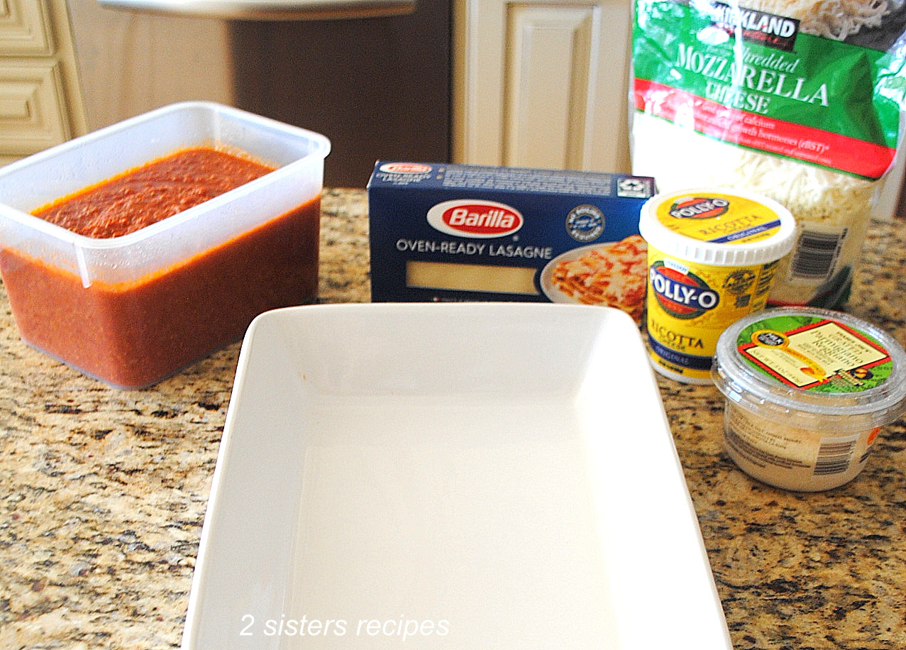 How to Make Lasagna with NoBoil Noodles (4 Easy Steps) 2 Sisters