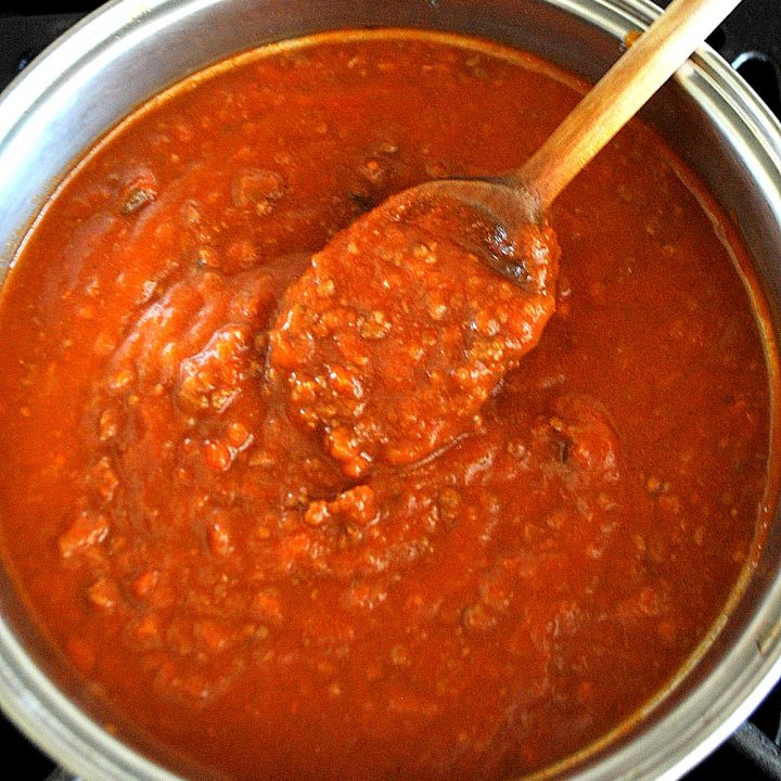 Mom's Classic Bolognese Sauce by 2sistersrecipes.com