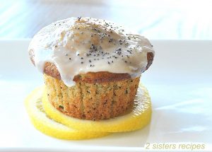 Lemon Zucchini Poppy Seed Muffins