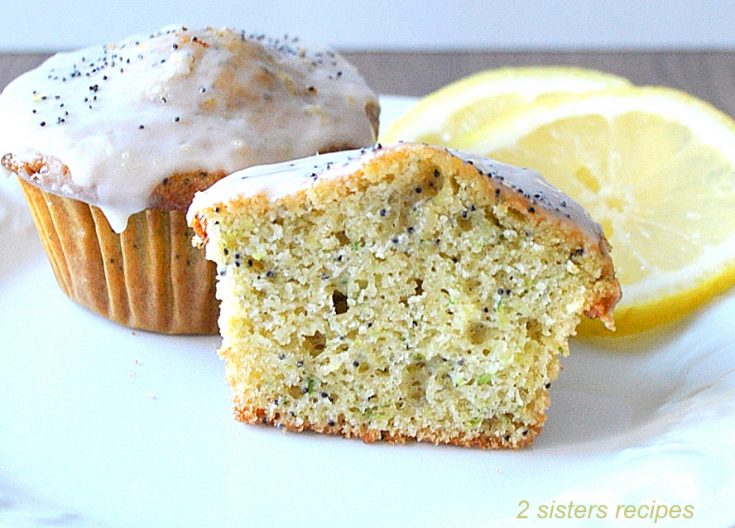 Lemon Zucchini Poppy Seed Muffins