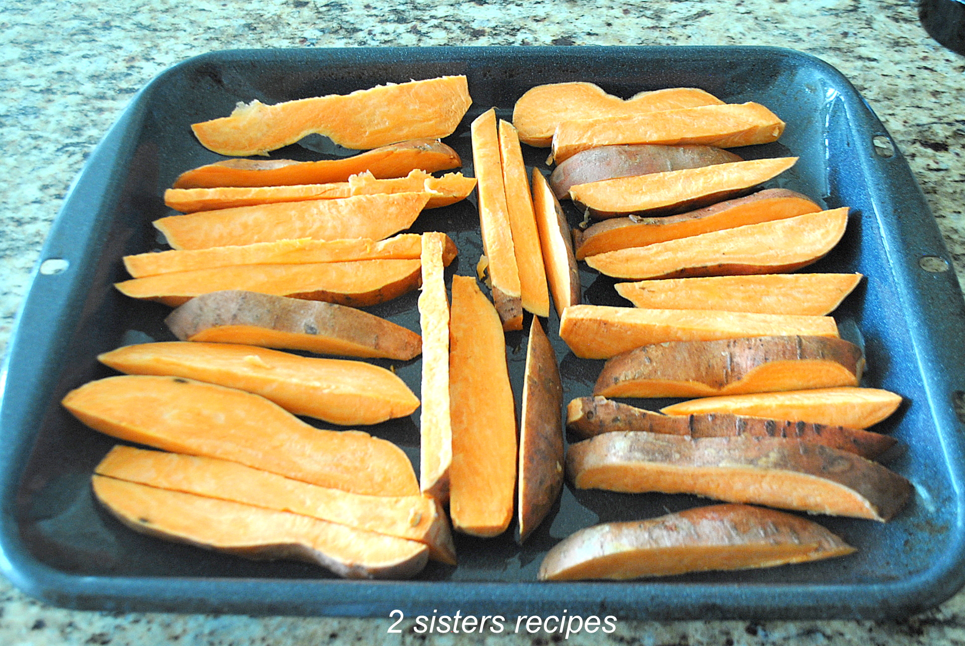 OvenFried Sweet Potatoes 2 Sisters Recipes by Anna and Liz
