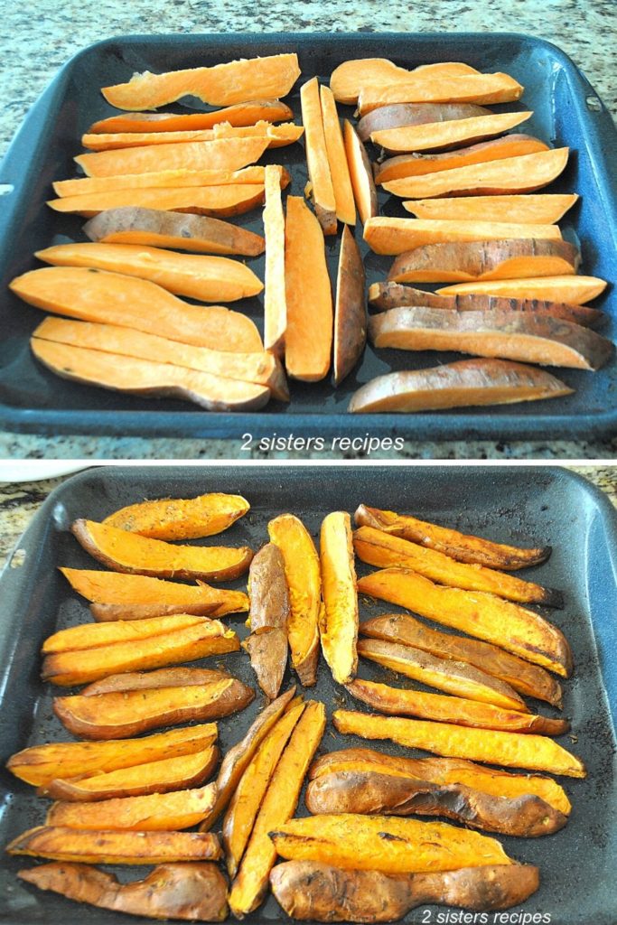 Oven-Fried Sweet Potatoes by 2sistersrecipes.com 