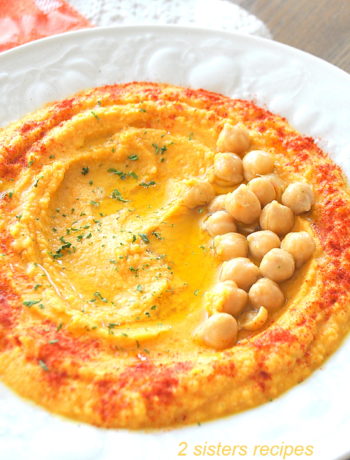 Chickpea Stew Hummus by 2sistersrecipes.com