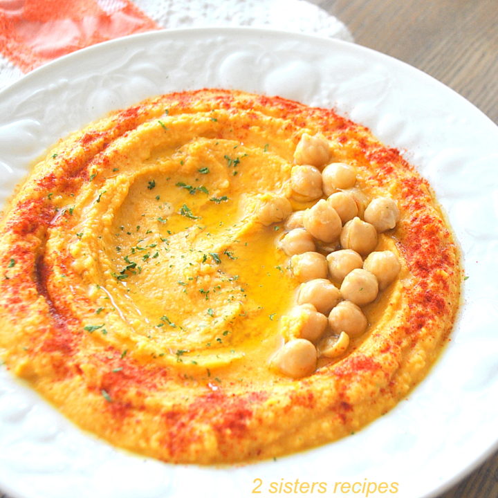 Chickpea Stew Hummus by 2sistersrecipes.com