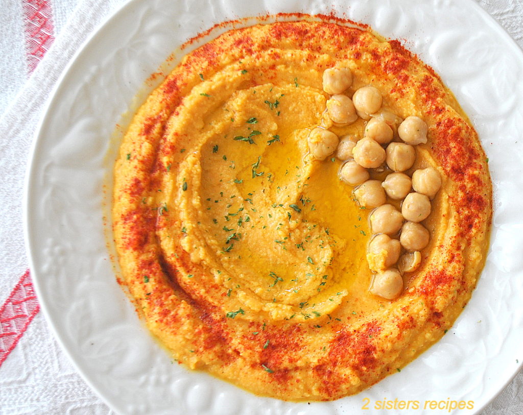 Chickpea Stew Hummus by 2sistersrecipes.com 