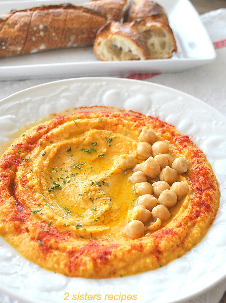 Chickpea Stew Hummus by 2sistersrecipes.com