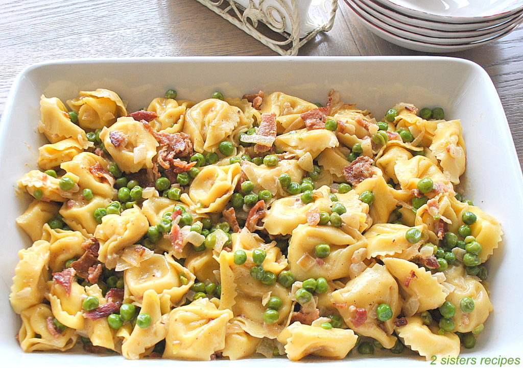 Easy Skillet Tortellini Dinner 2 Sisters Recipes by Anna and Liz