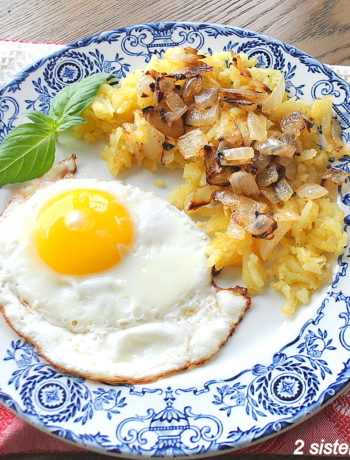 Easy Hash Browns Breakfast by 2sistersrecipes.com