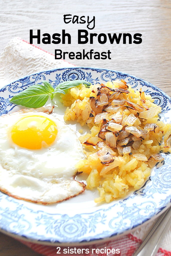 Easy Hash Browns Breakfast by 2sistersrecipes.com 