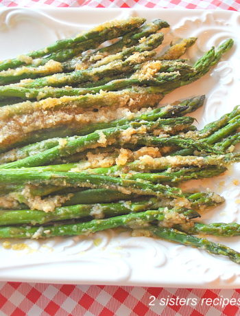 Asparagus Au Gratin Lightened! by 2sistersrecipes.com