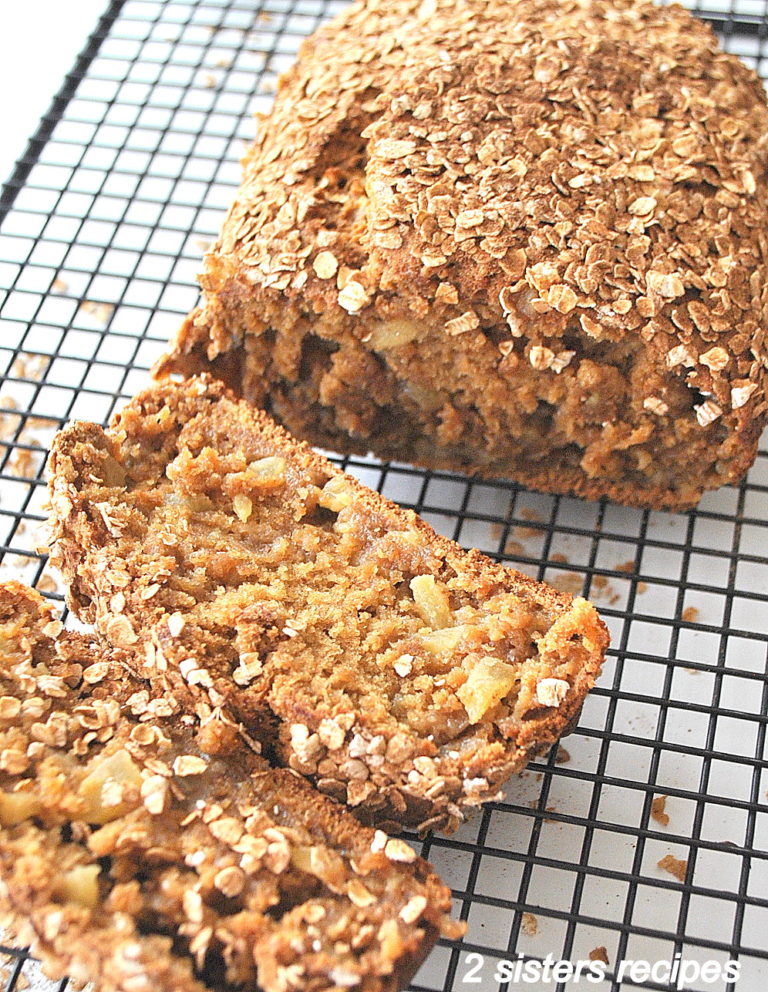 Healthy Apple Cinnamon Bread 2 Sisters Recipes by Anna and Liz