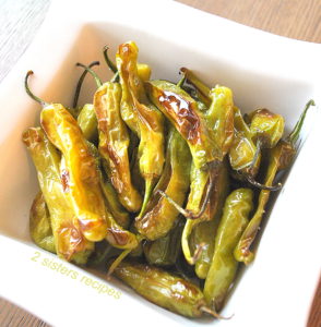 Easy Baked Shishito Peppers
