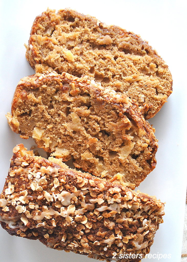 Healthy Apple Cinnamon Bread by 2sistersrecipes.com