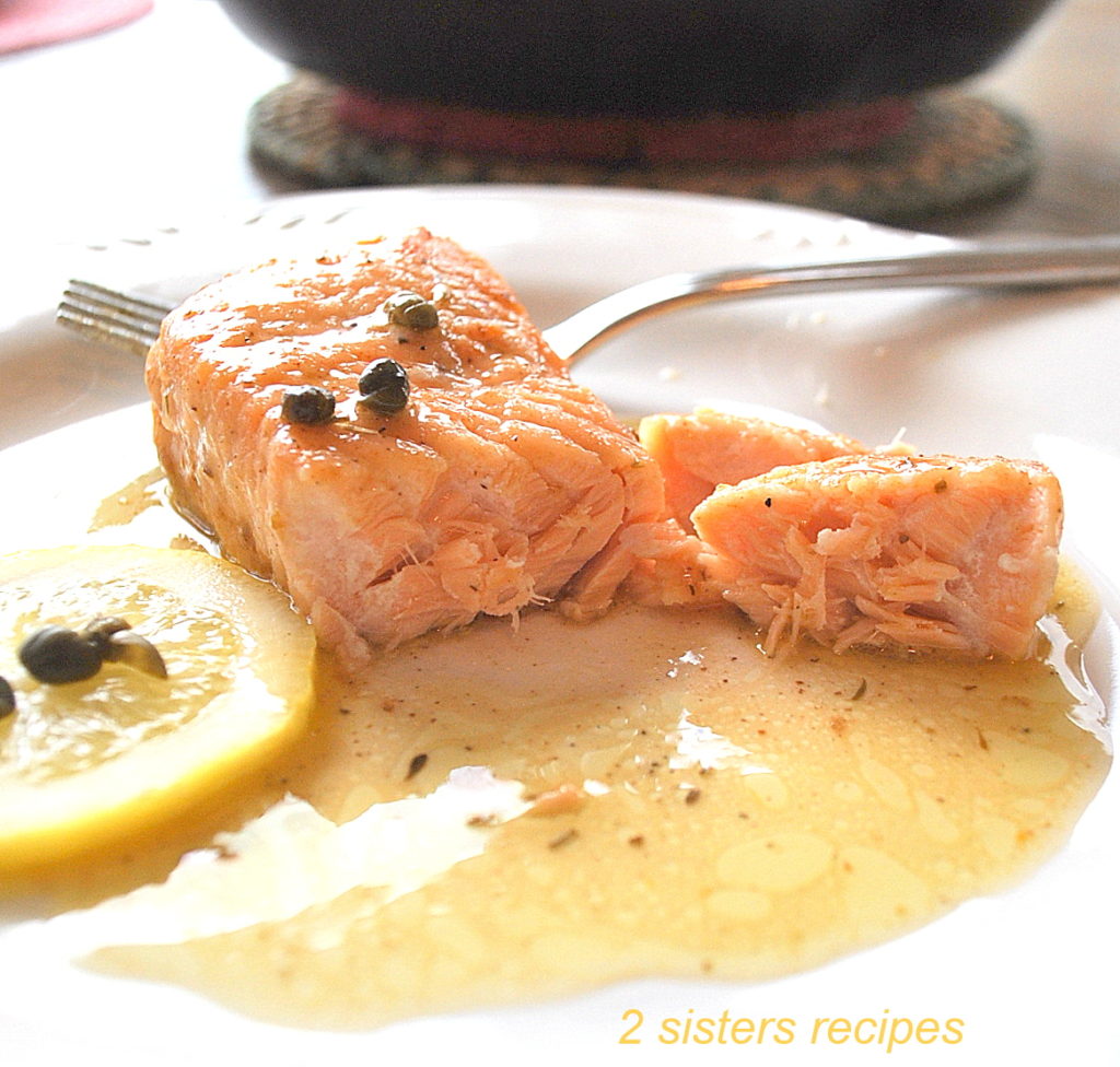 Best Salmon Piccata by 2sistersrecipes.com