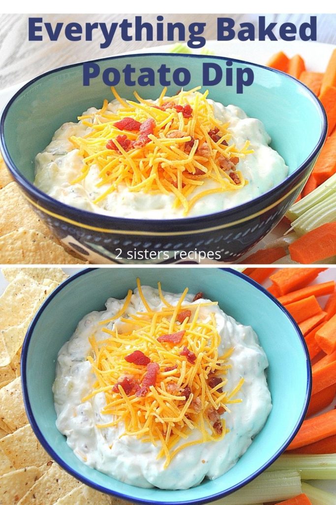 Everything Baked Potato Dip by 2sistersrecipes.com