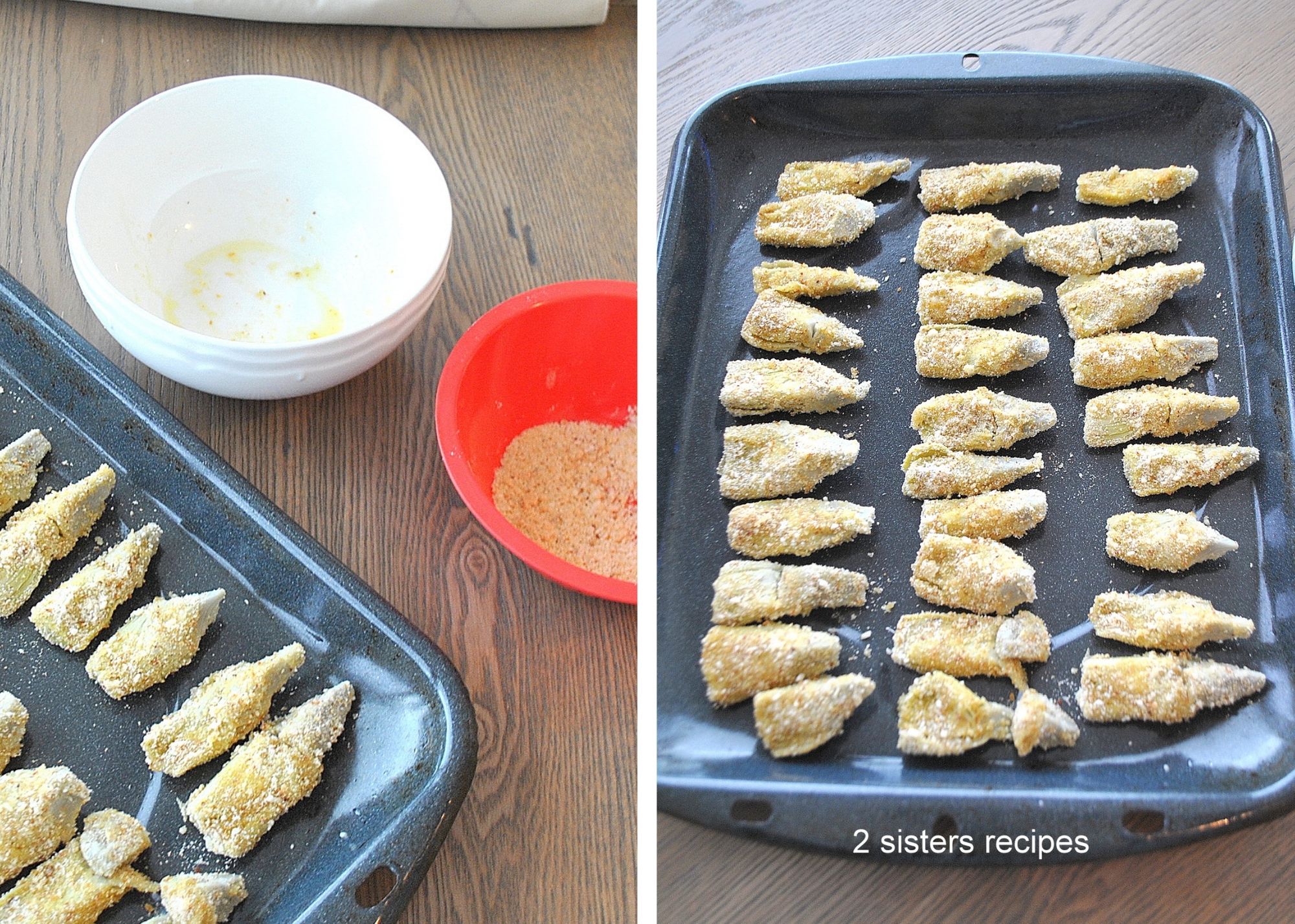 Crunchy Roasted Artichoke Hearts 2 Sisters Recipes by Anna and Liz