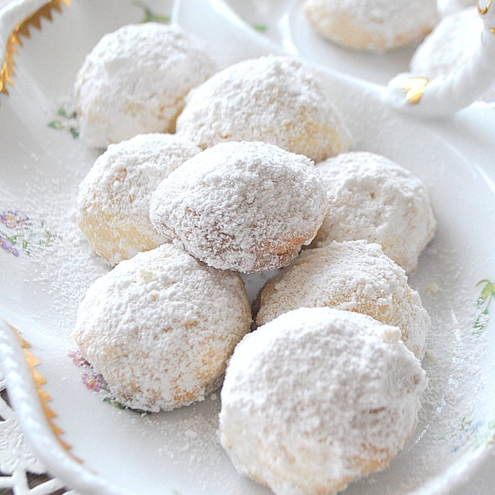 Lemon Thyme Tea Cookies by 2sistersrecipes.com