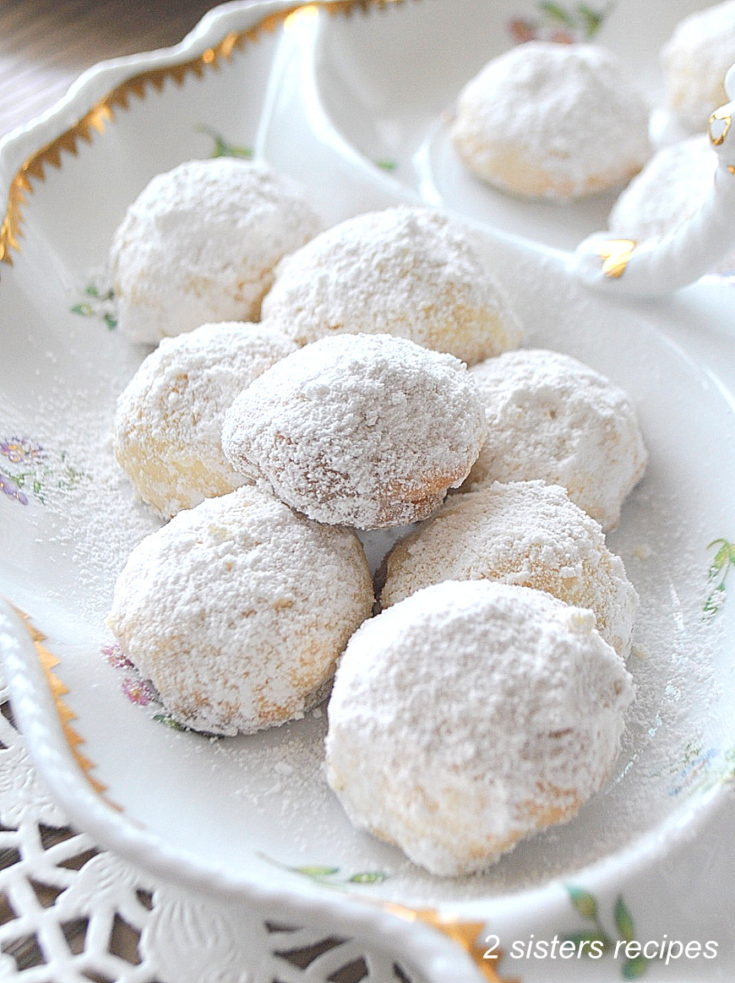Lemon Thyme Tea Cookies by 2sistersrecipes.com