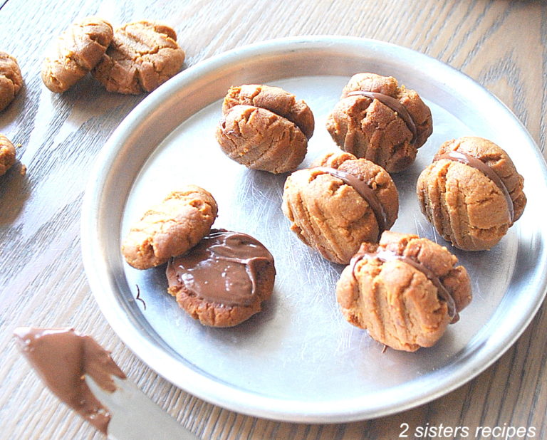 Hazelnut Peanut Butter Sandwich Cookies 2 Sisters Recipes by Anna and Liz