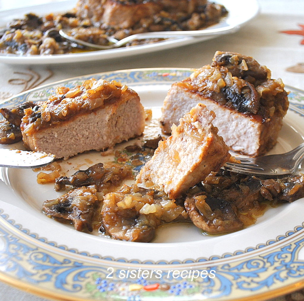 Classic Pork Chop Marsala by 2sistersrecipes.com