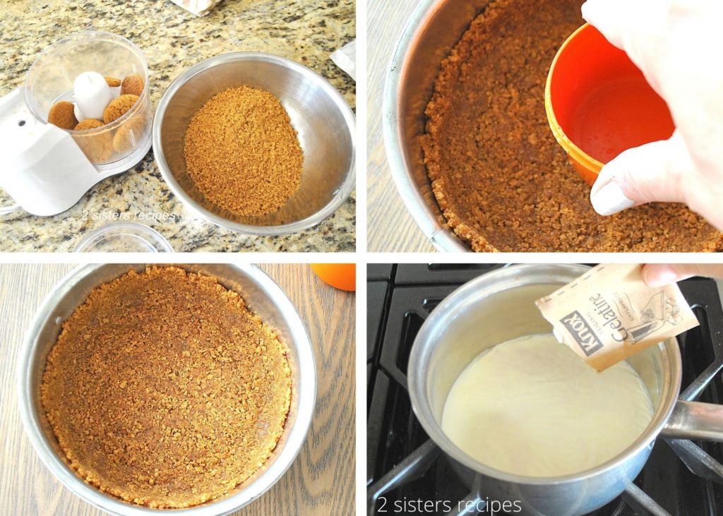 Steps to make the crust. by 2sistersrecipes.com 