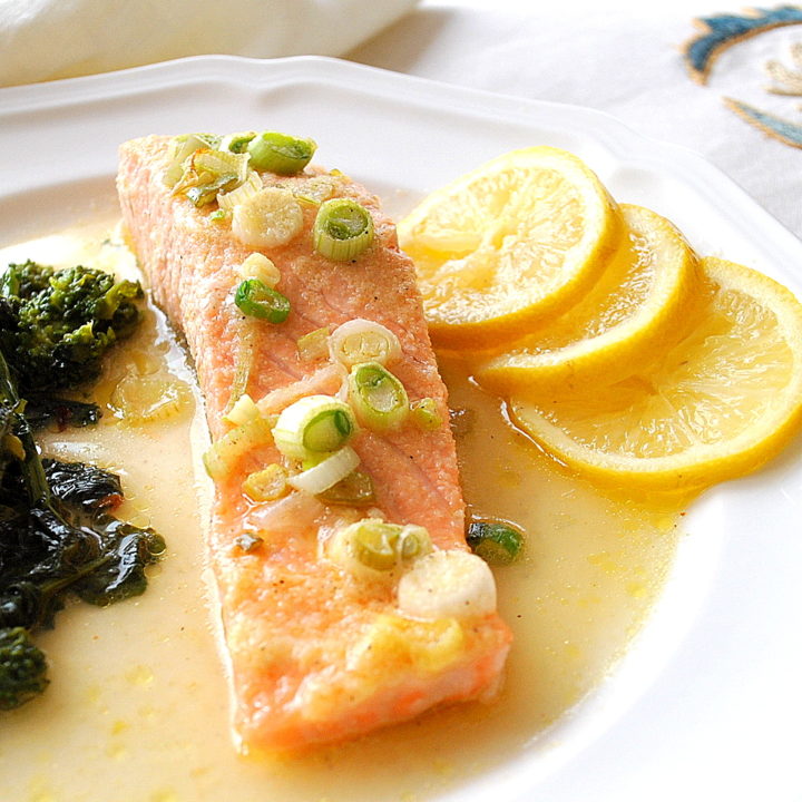 Easy Baked Salmon by 2sistersrecipes.com