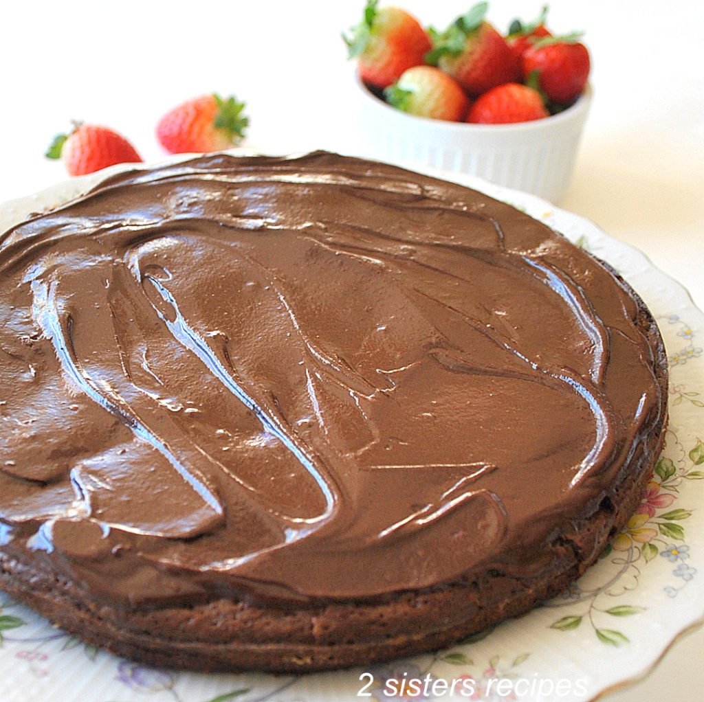 Gluten-Free French Chocolate Cake by 2sistersrecipes.com