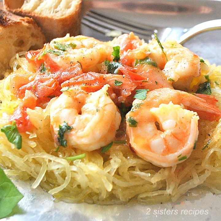 Spaghetti Squash with Spaghetti by 2sistersrecipes.com