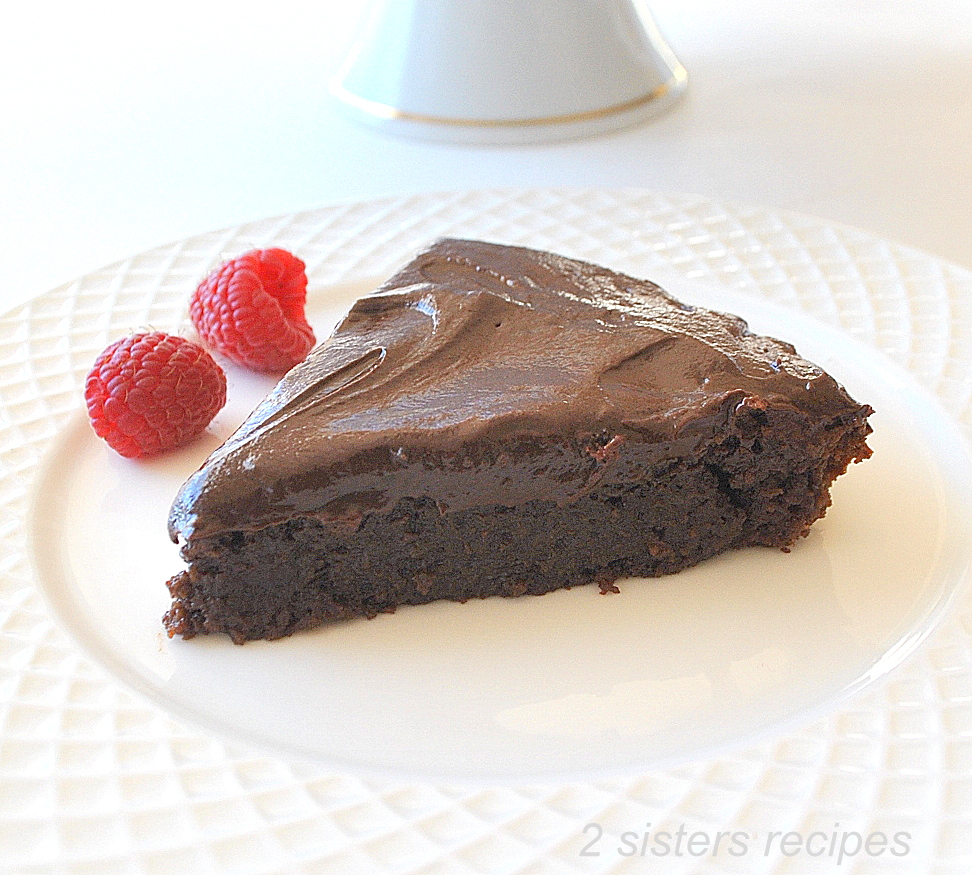 Gluten-Free French Chocolate Cake by 2sistersrecipes.com