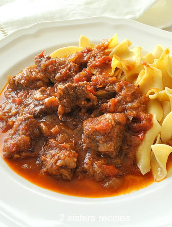 Best Traditional Hungarian Goulash by 2sistersrecipes.com